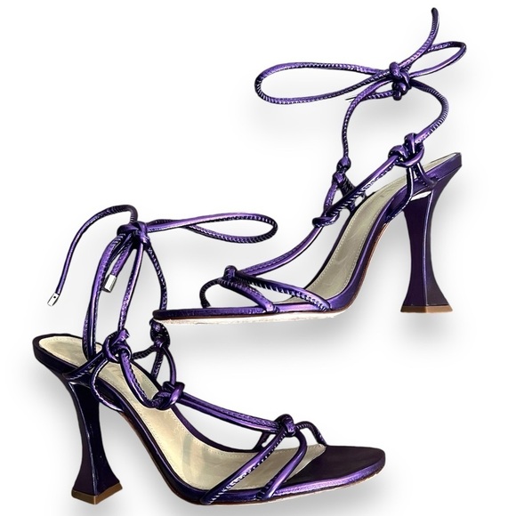 SCHUTZ Women's Latoya Strappy High-Heel Sandals Purple - Picture 3 of 9